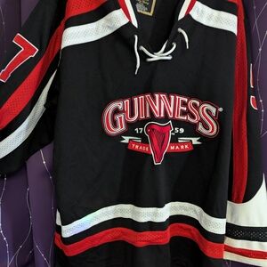 Guinness Black and Red Hockey Jersey